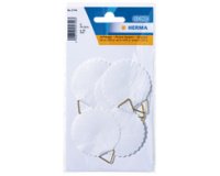 Attache pour cadre, diamètre: 34,5 mm, Shirting, blanc