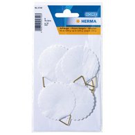 Attache pour cadre, diamètre: 34,5 mm, Shirting, blanc
