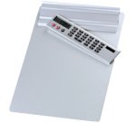 Porte-bloc, A4, avec calculatrice amovible