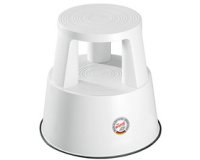 Tabouret marchepied STEP, plastique, gris lumière