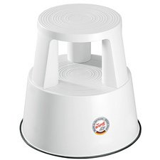 Tabouret marchepied STEP, plastique, gris lumière