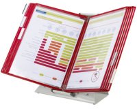 by tarifold Kit pupitre métal, avec 10 poches à pivots