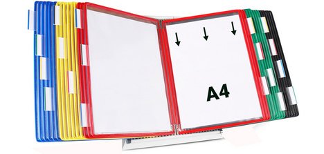 by tarifold Kit pupitre métal, avec 30 poches à pivot