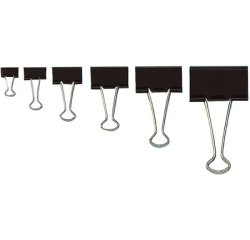 Pince double clip Foldback, (L)19 mm, écartement: 7 mm
