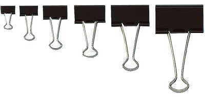 Pince double clip Foldback, (L)25 mm, écartement: 9 mm