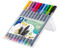 Fineliner Staedtler Triplus 334 0,3mm set à 20 kleuren