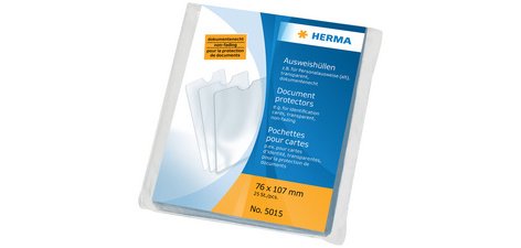 étui de poche, PP, 1 poche, 0,14 mm, transparent