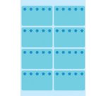 étiquettes pour surgelés, 26 x 40 mm