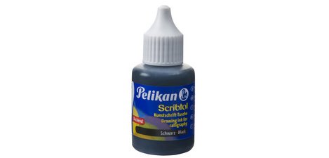 Encre pour calligraphie Scribtol, contenu: 30 ml,