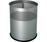 Steel wastepaper basket 'the dot', 15 L