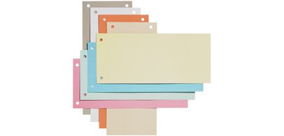 Intercalaires en carton, pour format A4, vert