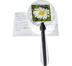 Loupe avec lumière à LED, ronde, sans cadre