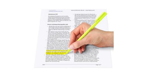 Surligneur 'triplus textsurfer', étui de 4