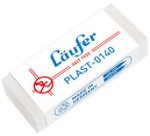 Gomme en plastique PLAST, transparent