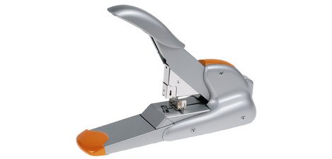 <div>Supreme DUAX high-capacity stapler, gray / orange</div>