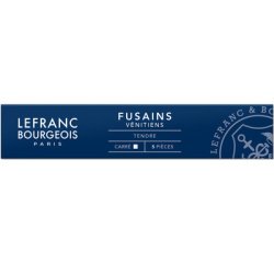 Fusains 'Vénitiens', étui de 5, anguleux