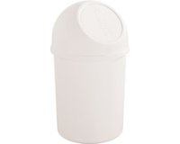 Poubelle 'the flip', 6 litres, blanc