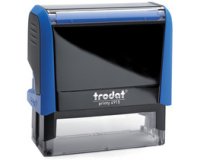 Tampon pour texte Printy 4915 4.0, 7 lignes, bleu
