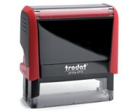 Tampon pour texte Printy 4915 4.0, 7 lignes, rouge