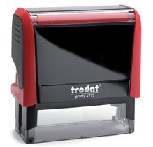 Tampon pour texte Printy 4915 4.0, 7 lignes, rouge