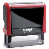 Tampon pour texte Printy 4915 4.0, 7 lignes, rouge
