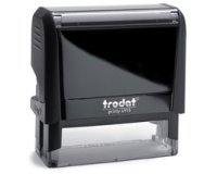 Tampon pour texte Printy 4915 4.0, 7 lignes, rouge