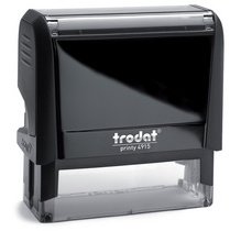 Tampon pour texte Printy 4915 4.0, 7 lignes, rouge