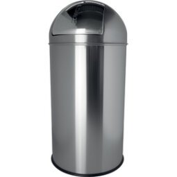 Poubelle "the dome" avec clapet "push", 50 litres