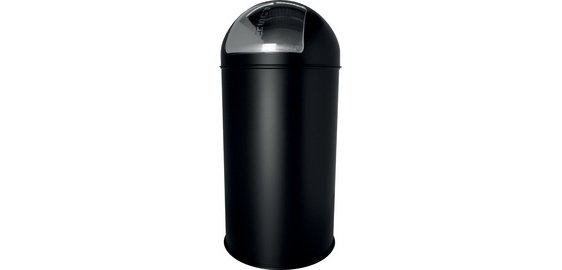 Poubelle "the dome" avec clapet "push", 50 litres