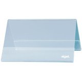 Présentoir de table, plastique rigide, 240 x 90 mm