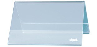 Sigel TA136 Name Badge 100x60mm double-sided transparent 10 pieces