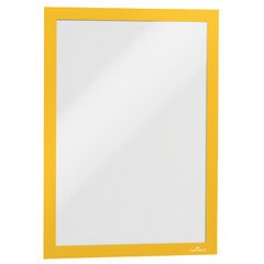 Cadre d'affichage magnétique DURAFRAME, A4, jaune