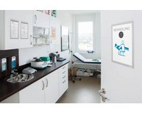 Cadre d'affichage magnétique DURAFRAME, A4, argent