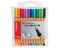 Feutre à pointe fine point 88 mini, étui plastique