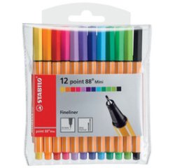 Feutre à pointe fine point 88 mini, étui plastique