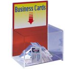 Urne pour actions promotionnelles, en acrylique