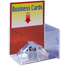 Urne pour actions promotionnelles, en acrylique