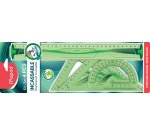 Grand kit de géometrie Flex, incassable, 4 pièces