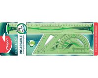 Grand kit de géometrie Flex, incassable, 4 pièces