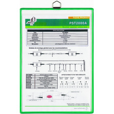 Hangend display A4-formaat verticaal