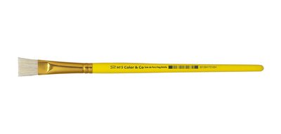 Pinceau brosse en soie de porc, plat, N.10