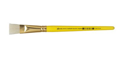 Flat hog bristle brush, N.16