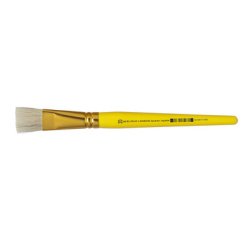 Pinceau brosse en soie de porc, plat, N.20