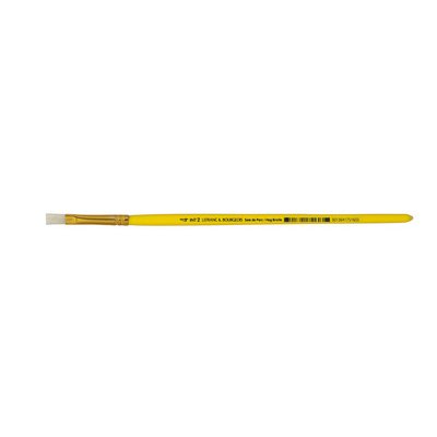 Pinceau brosse en soie de porc, plat, N.4