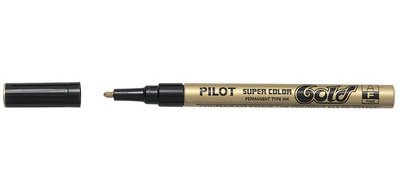 Marqueur permanent SUPER COLOR Gold, fin, or