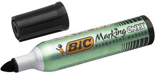 BIC Marqueur permanent Marking Onyx 1482, pointe ogive
