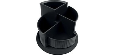 Pot à crayons multifonction 'the hub line', noir