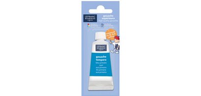 Gouache en tube 20 ml, bleu primaire