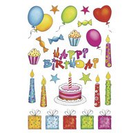 Sticker DECOR 'anniversaire', scintillant