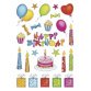 Sticker DECOR 'anniversaire', scintillant